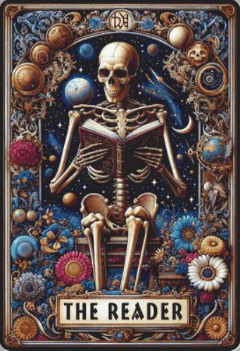 The Reader counted cross stitch pattern by SFIPS Art Gallery