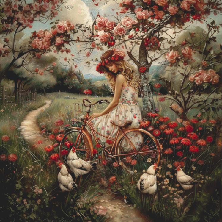 Shabby Chic Countryside (Max Size/Color) counted cross stitch pattern by Eder Jose Rosa