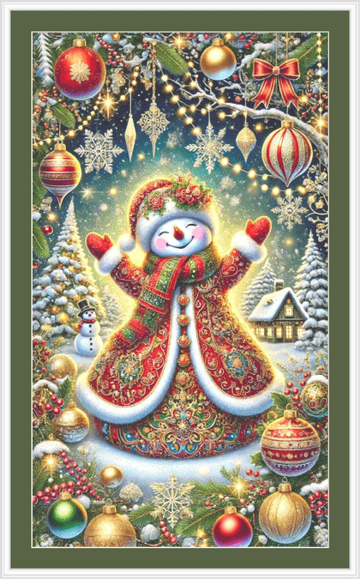 Joy to The World (Max Size/Color) counted cross stitch pattern by Eder Jose Rosa