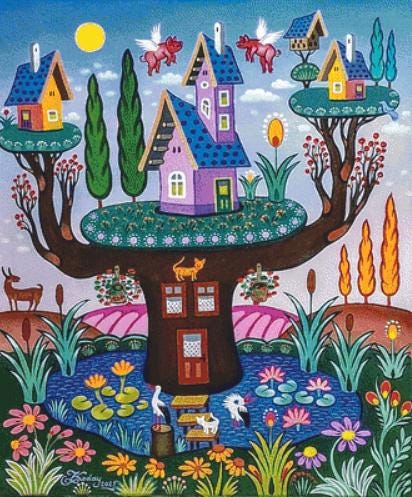 When Pigs Fly counted cross stitch pattern by Laszlo Koday