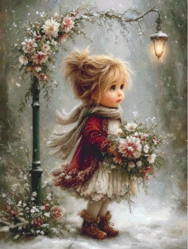 Clara counted cross stitch pattern by Sassy E. Boutique (Digital Format)