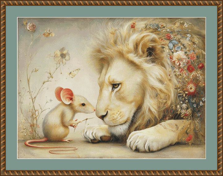 Removing the Thorn counted cross stitch pattern by Bryna T. Art & Design (Digital Format)