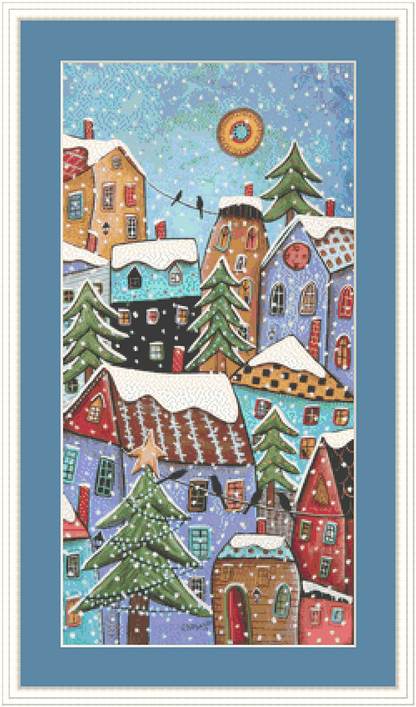 7 O'Clock counted cross stitch pattern by Karla Gerard