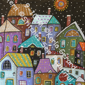 9-10 PM counted cross stitch pattern by Karla Gerard