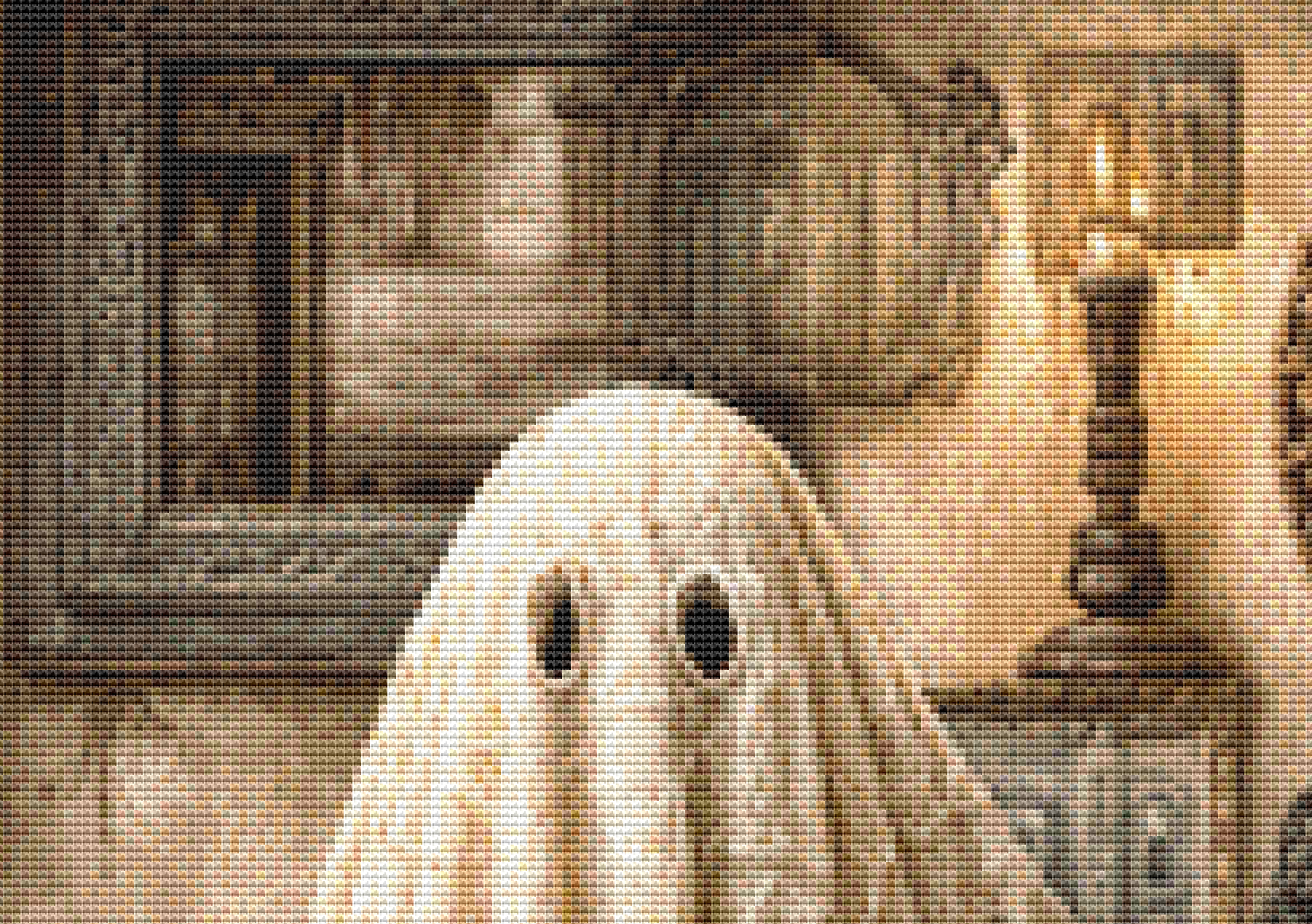 A Ghostly Welcome cross stitch pattern by Bryna T. Art & Design