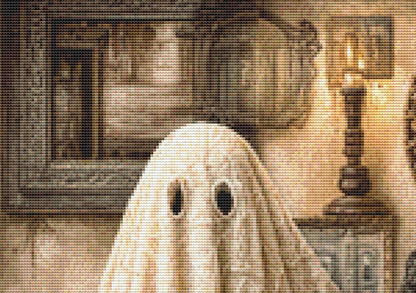 A Ghostly Welcome cross stitch pattern by Bryna T. Art & Design
