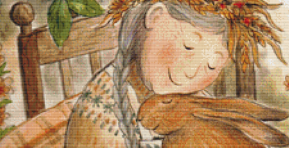 "A Moment of Peace" counted cross stitch pattern by Wendy Andrew/Painting Dreams