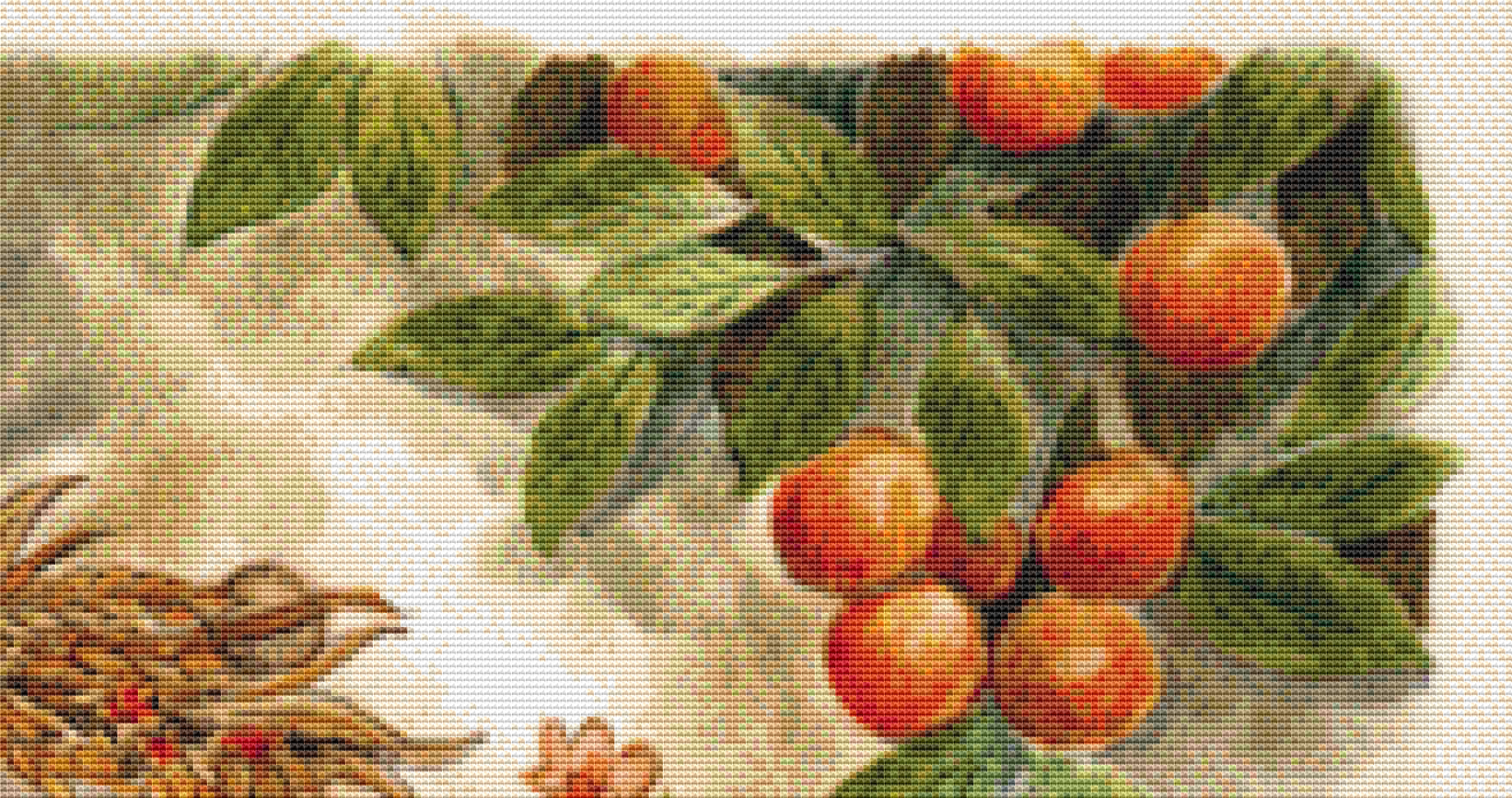 "A Moment of Peace" counted cross stitch pattern by Wendy Andrew/Painting Dreams