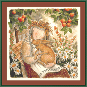 "A Moment of Peace" counted cross stitch pattern by Wendy Andrew/Painting Dreams