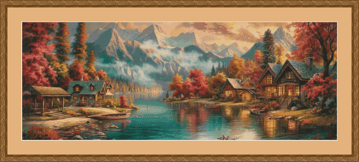 A Beautiful Place cross stitch pattern by Eder Jose Rosa