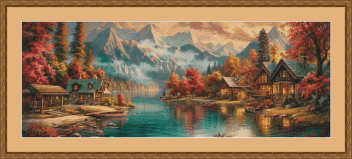 A Beautiful Place cross stitch pattern by Eder Jose Rosa