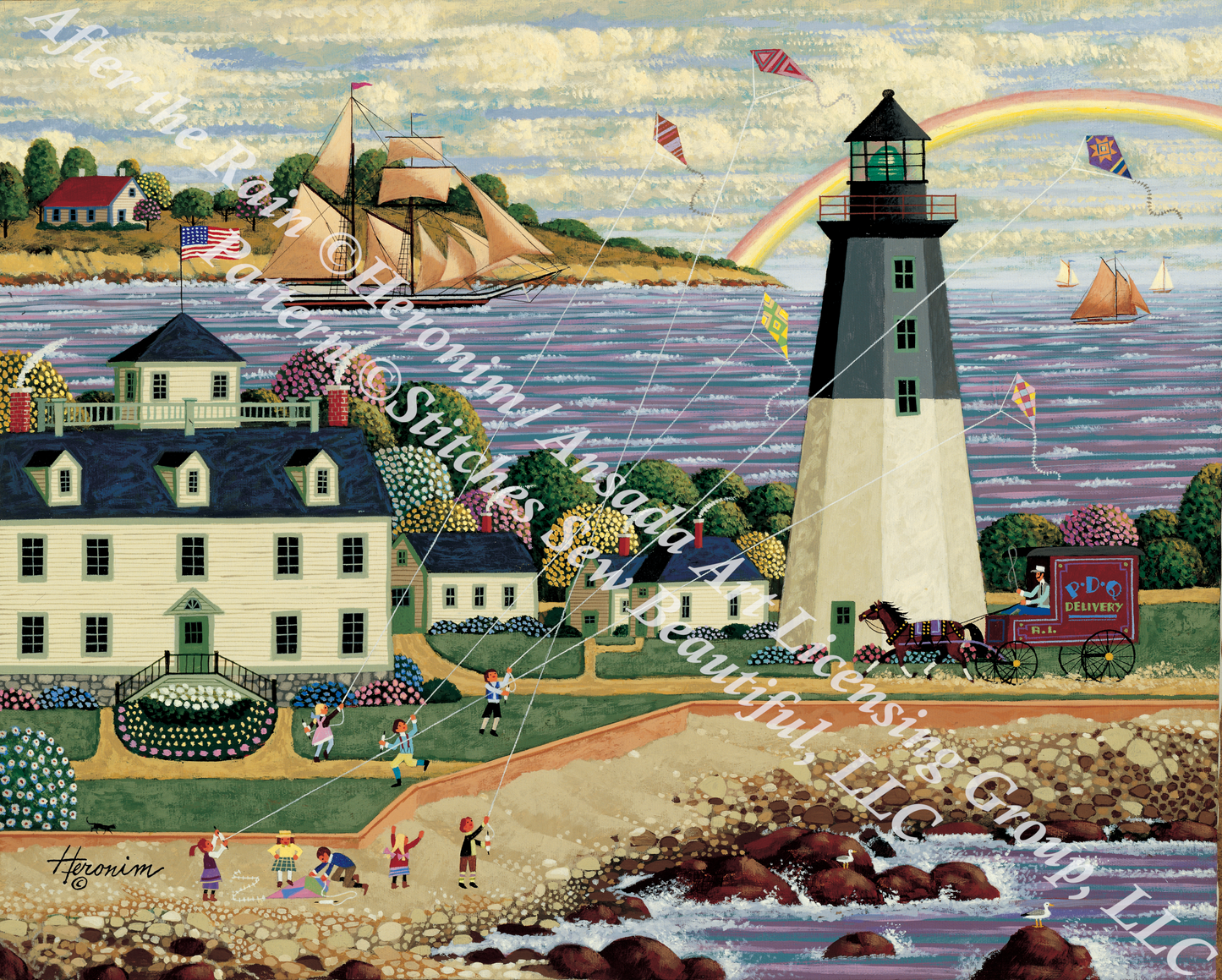 After the Rain counted cross stitch pattern by Heronim/Ansada Art Licensing Group, LLC