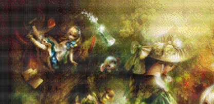 Alice Memories cross stitch pattern by Shu, Licensed by MGL, www.mglart.com