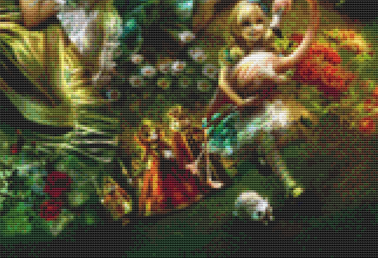Alice Memories cross stitch pattern by Shu, Licensed by MGL, www.mglart.com