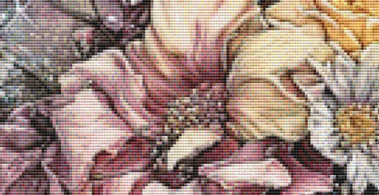 Angel Eyes Floral Fairy 2 cross stitch pattern by Queen Bee Designs