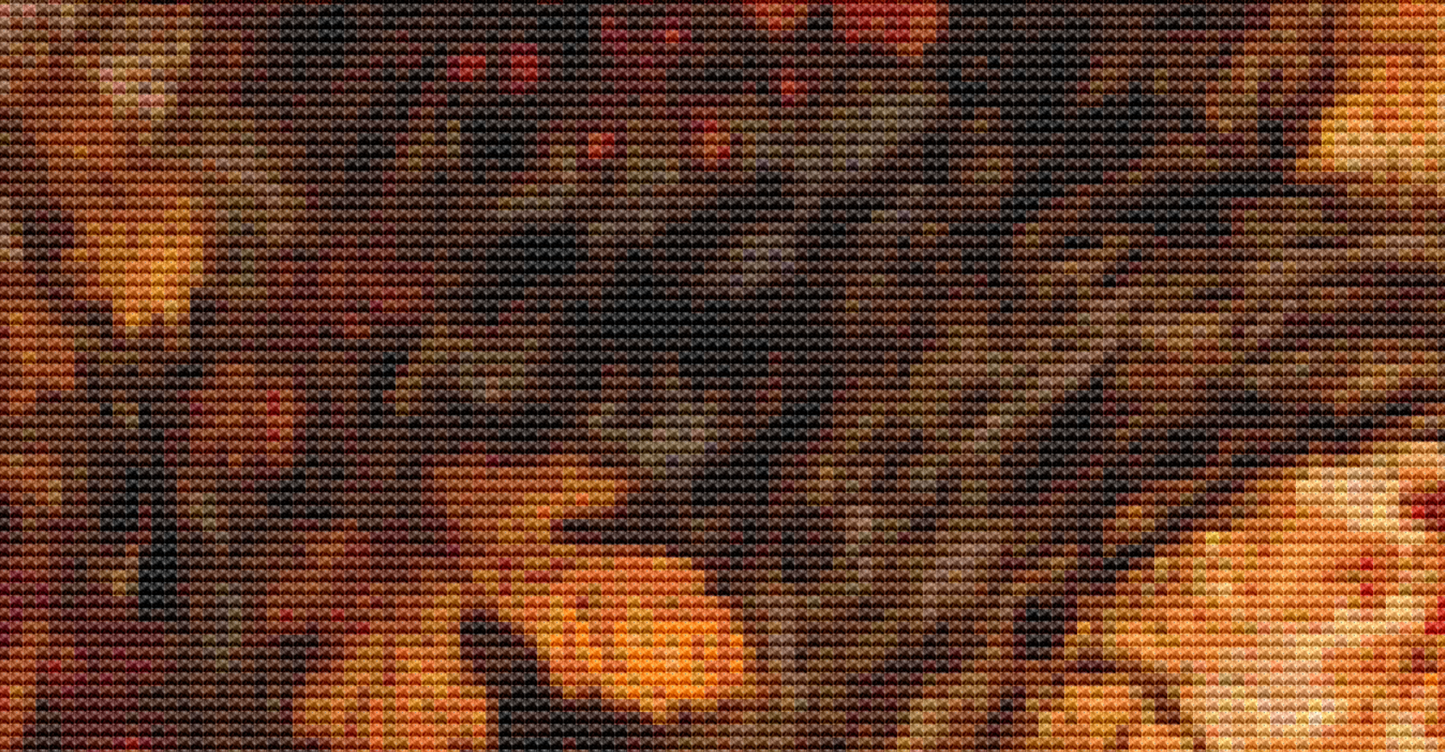 Autumn's Small Keeper cross stitch pattern By Ian's AI Art
