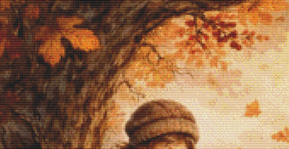 Autumn's Small Keeper cross stitch pattern By Ian's AI Art
