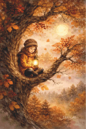 Autumn's Small Keeper cross stitch pattern By Ian's AI Art