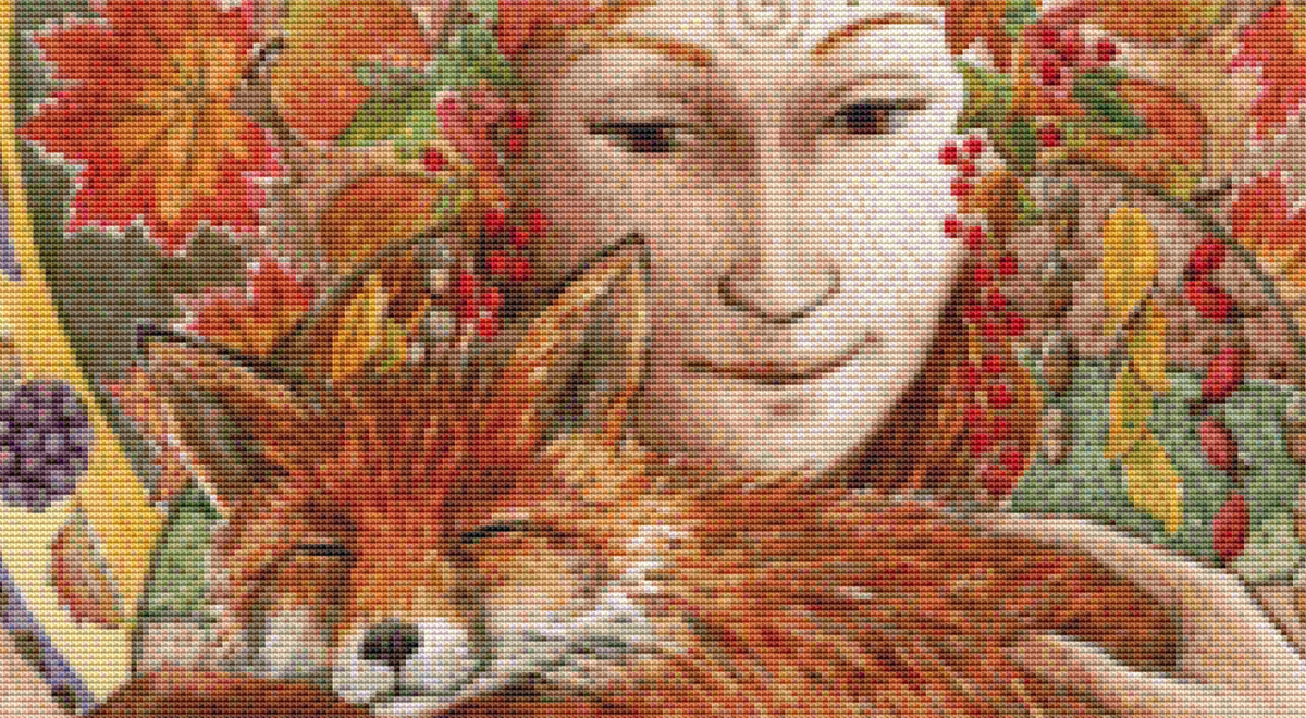 "Balance & Harmony" counted cross stitch pattern by Wendy Andrew