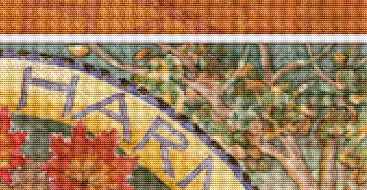 "Balance & Harmony" counted cross stitch pattern by Wendy Andrew