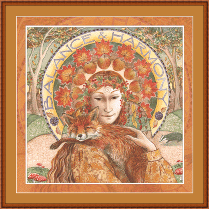 "Balance & Harmony" counted cross stitch pattern by Wendy Andrew