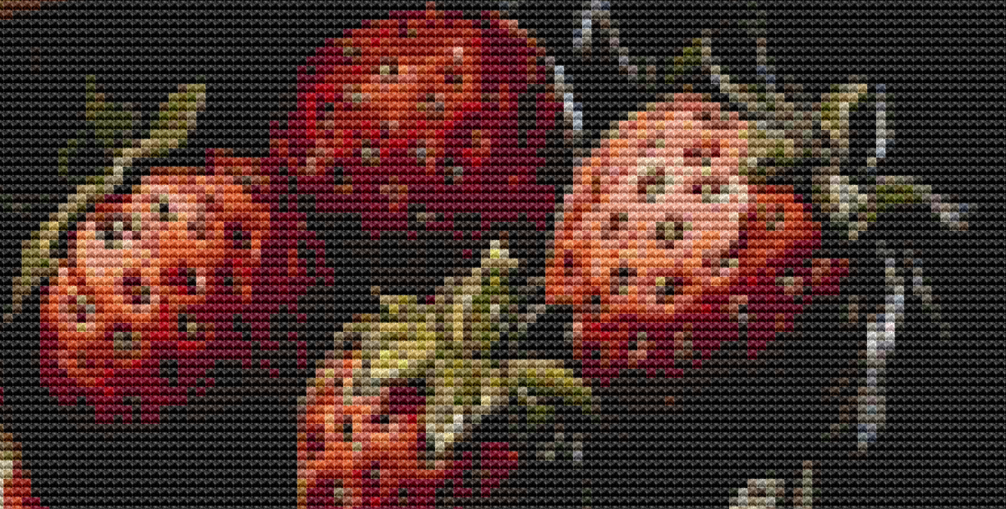 Berry Sweet Whiskers cross stitch pattern by S. Jade Studio