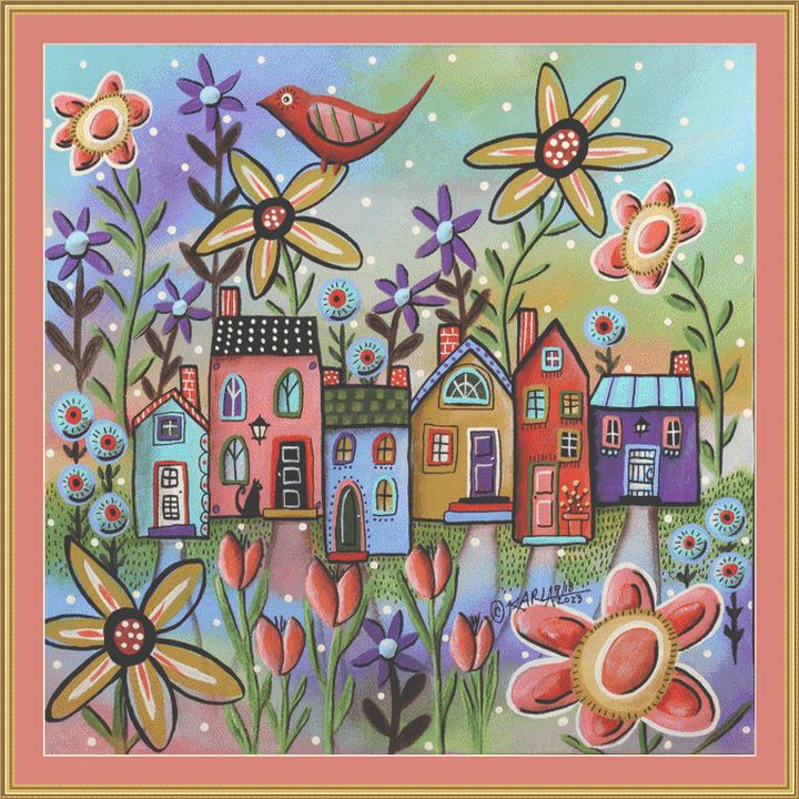 Big Bird (Max Size/Color) counted cross stitch pattern by Karla Gerard