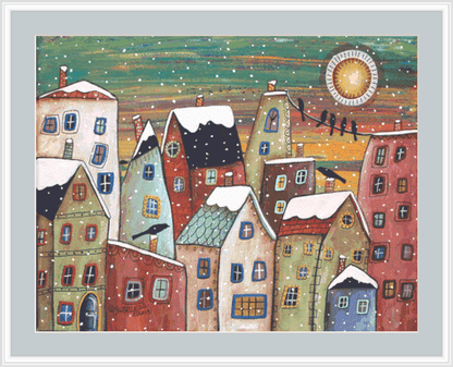 Blizzard counted cross stitch pattern by Karla Gerard