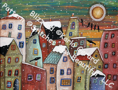 Blizzard counted cross stitch pattern by Karla Gerard