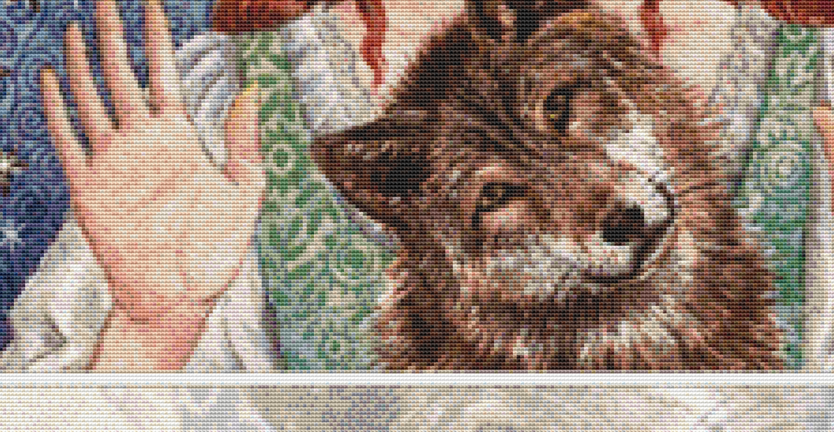 "Bright Inspiration" counted cross stitch pattern by Wendy Andrew/Painting Dreams