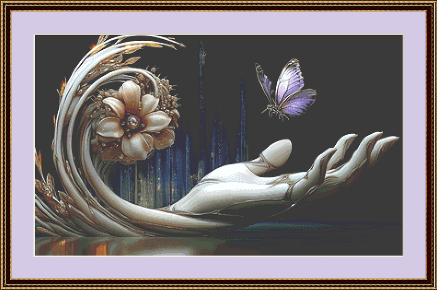 Butterfly Whispers cross stitch pattern by S. Jade Studio