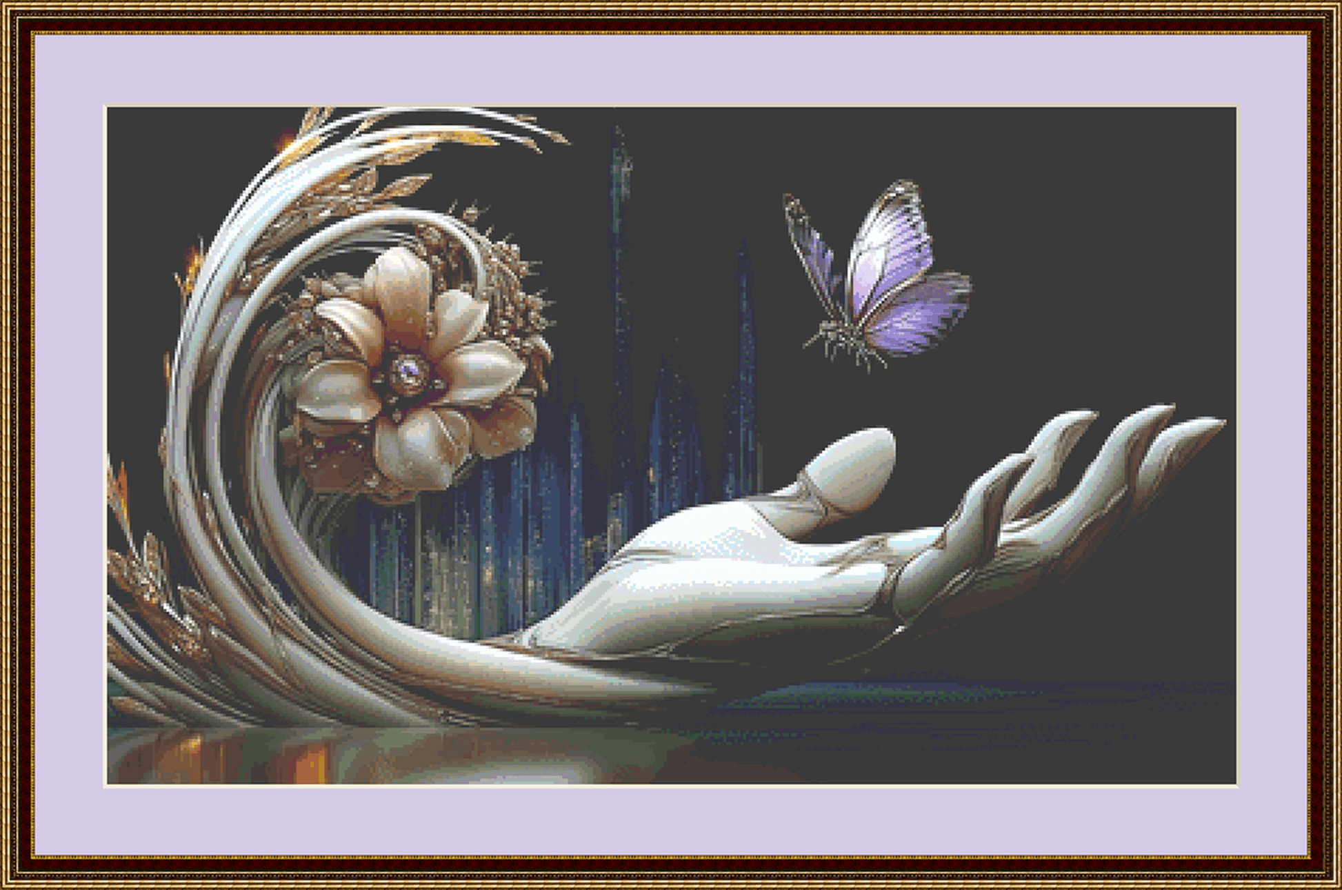 Butterfly Whispers cross stitch pattern by S. Jade Studio