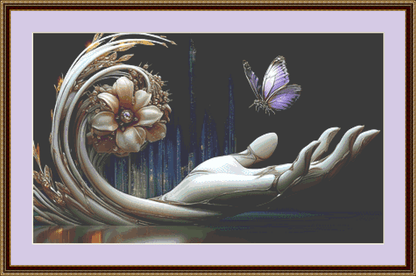 Butterfly Whispers cross stitch pattern by S. Jade Studio