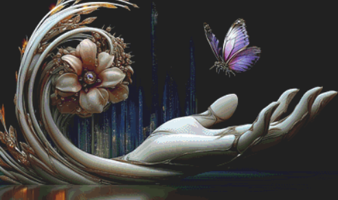 Butterfly Whispers cross stitch pattern by S. Jade Studio