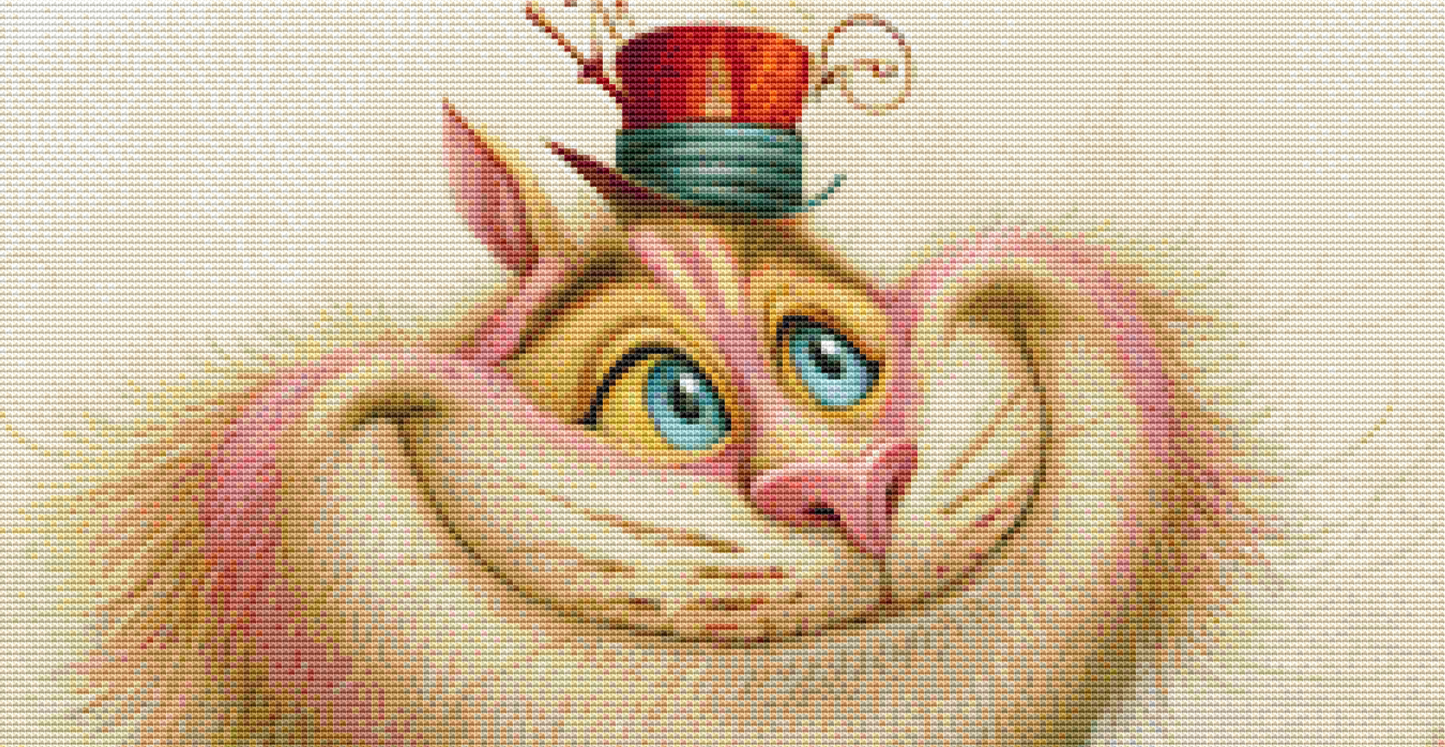 Cheshire counted cross stitch pattern by Bryna T. Art & Design