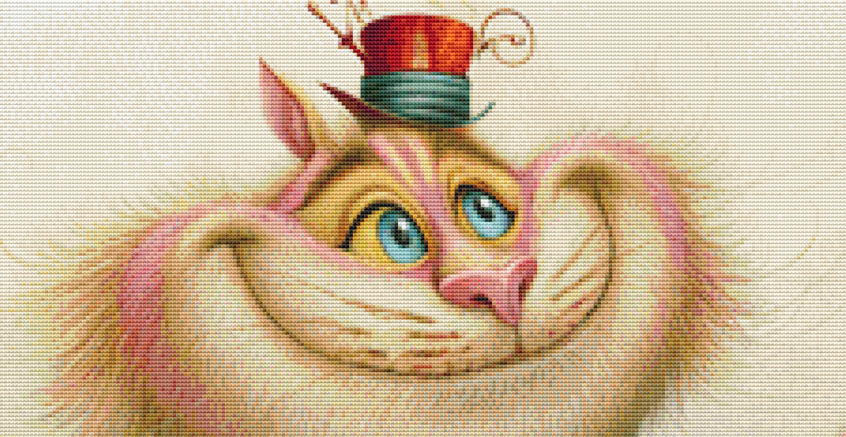 Cheshire counted cross stitch pattern by Bryna T. Art & Design