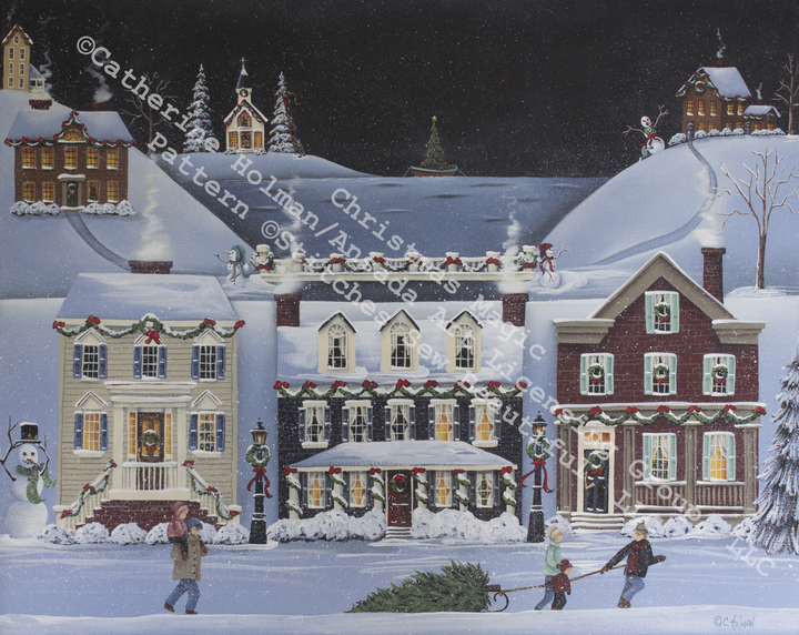 Christmas Magic counted cross stitch pattern by Catherine Holman/Ansada Art Licensing Group, LLC