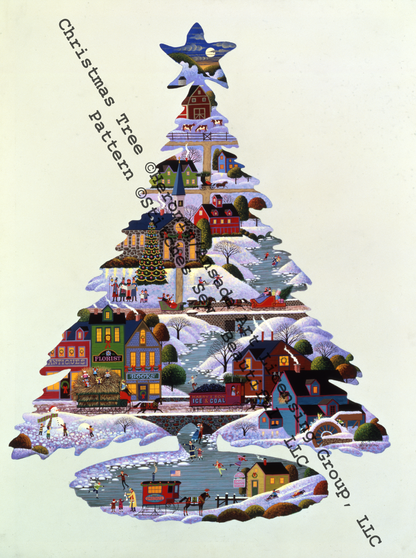 Christmas Tree counted cross stitch pattern by Heronim/Ansada Art Licensing Group, LLC