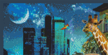 City Animals counted cross stitch pattern by Jan Patrik Krasny, Licensed by MGL, www.mglart.com