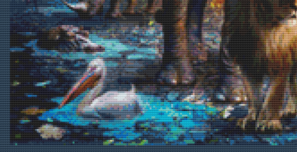 City Animals counted cross stitch pattern by Jan Patrik Krasny, Licensed by MGL, www.mglart.com