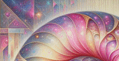 "Cosmic Wanderer" cross stitch pattern by AI Created Playground/Photoglory127