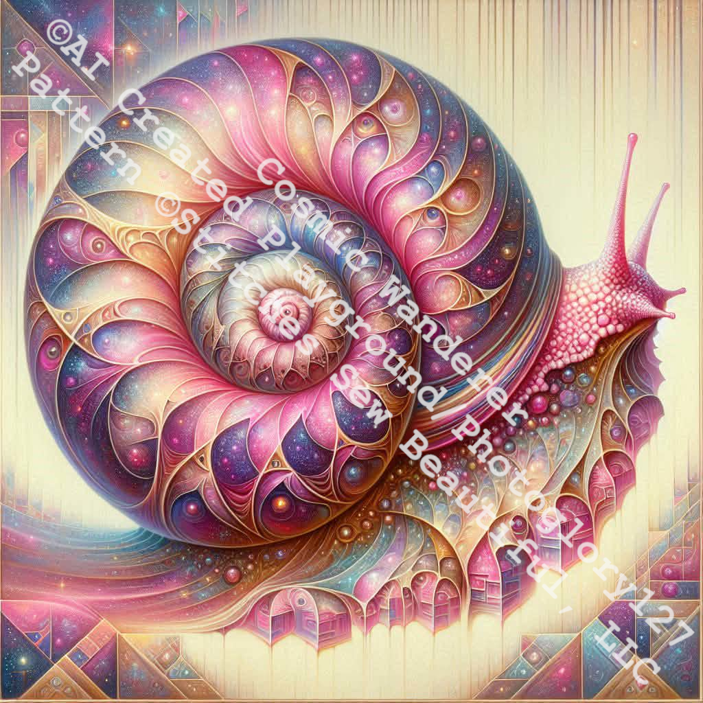 "Cosmic Wanderer" cross stitch pattern by AI Created Playground/Photoglory127