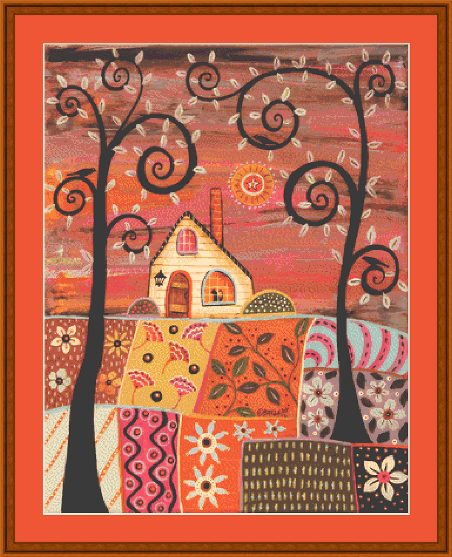 Dandy Landscape 1 counted cross stitch pattern by Karla Gerard