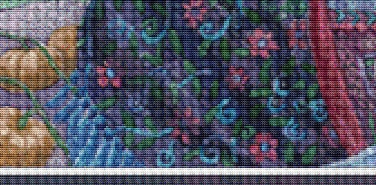 "Deep Reflection"  counted cross stitch pattern by Wendy Andrew/Painting Dreams