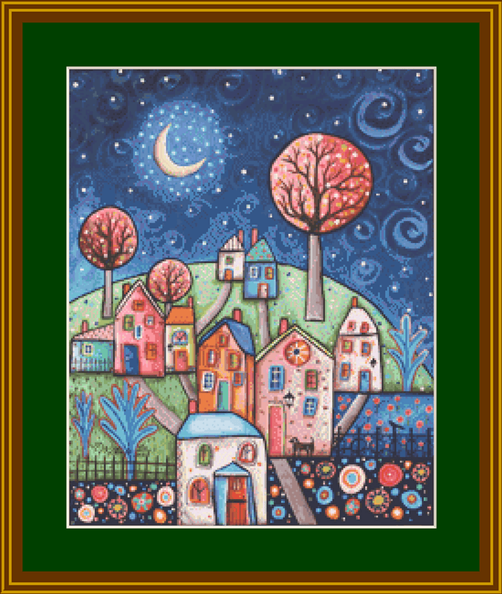 Delightful Evening (Small) counted cross stitch pattern by Karla Gerard