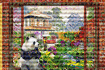 Doors of The World counted cross stitch pattern by Dominic Davison, Licensed by MGL, www.mglart.com