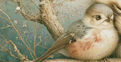 "Dreams Shared on Silent Branches" cross stitch pattern by Bryna T. Art & Design