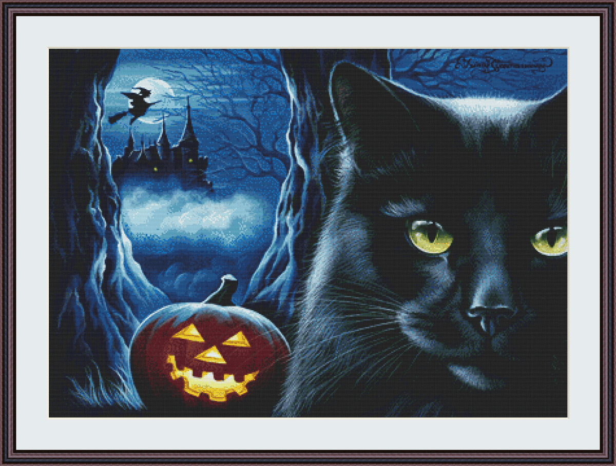 "Enchanted Castle" cross stitch pattern by Irina Garmashove-Cawton, Licensed by MGL, www.mglart.com