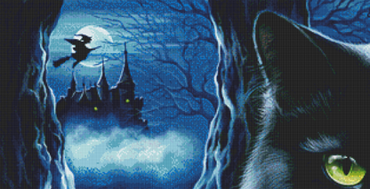 "Enchanted Castle" cross stitch pattern by Irina Garmashove-Cawton, Licensed by MGL, www.mglart.com