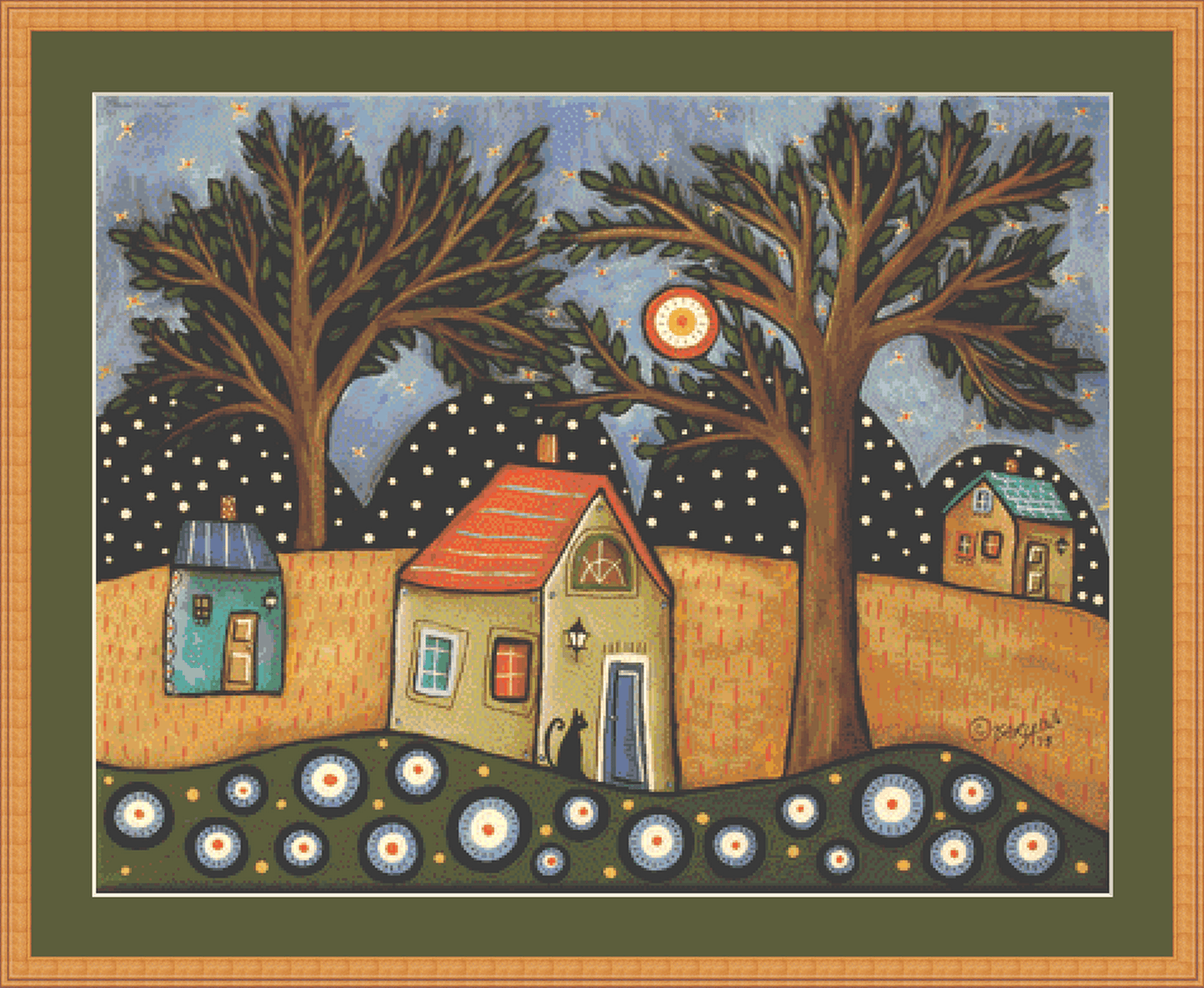Evening Light counted cross stitch pattern by Karla Gerard